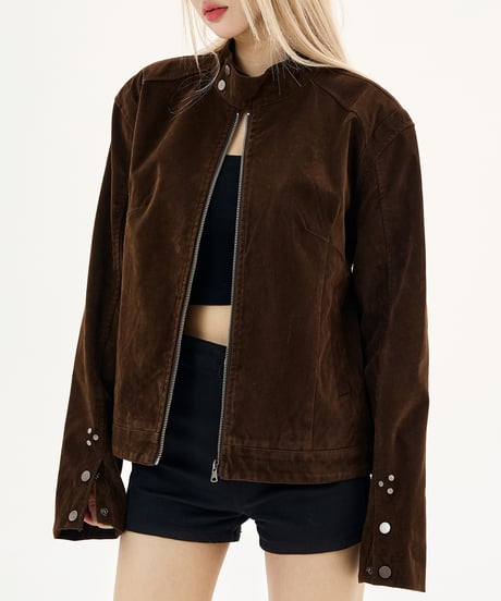 URBANSUEDE HARRINGTON JACKET /2color