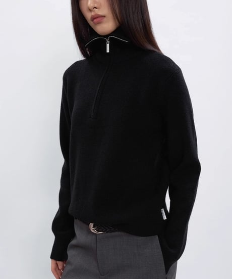 COOL EDGE HALF ZIP KNIT /2color