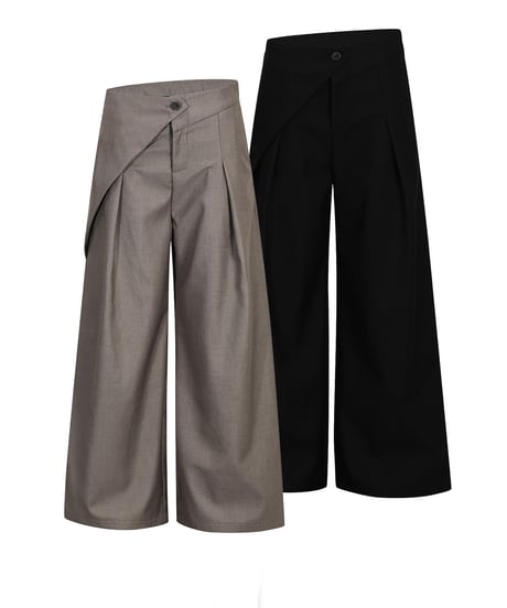 NOIRFLOW WIDE PANTS /2color