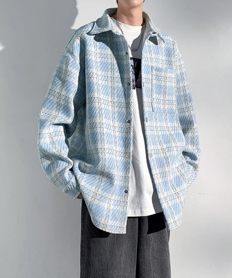 SPRING CHECK SHIRT JACKET /2color