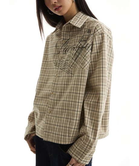 GLITCHCORE CHECK SHIRT