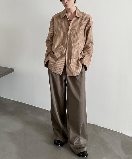URBAN FLOW STRIPE SHIRT /2color