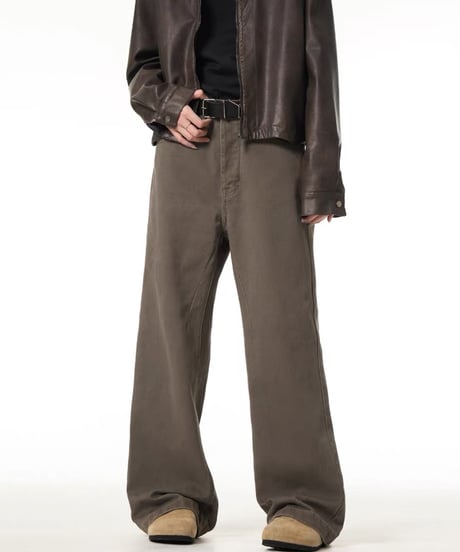AMERICAN RETRO LOOSE STRAIGHT DENIM /2color