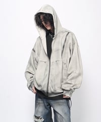 GRUNGECORE ZIP HOODIE /2color