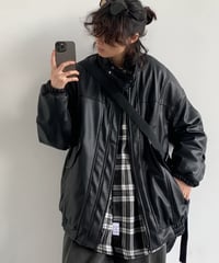FAUXLEATHER STANDCOLLAR RIDERS