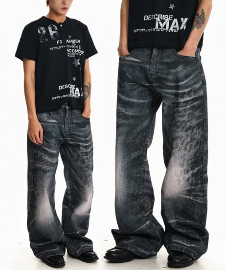 SHADOWLEOPARD BAGGY DENIM