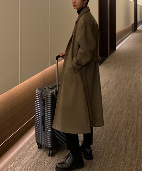 WOOL-LIKE BASIC COAT /2color