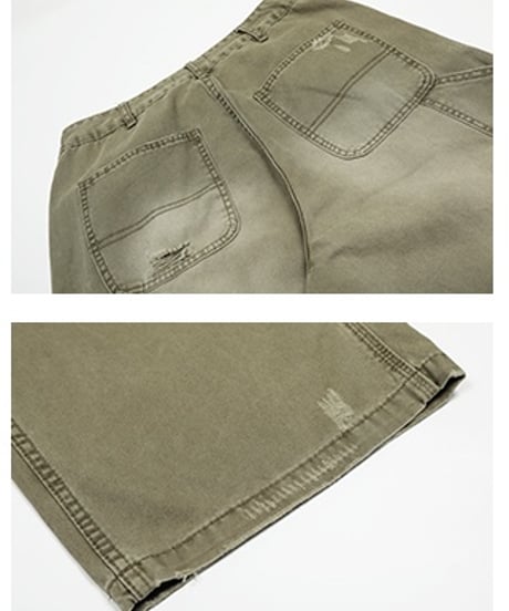 GRUNGEWASH DAMAGE DENIM /2color