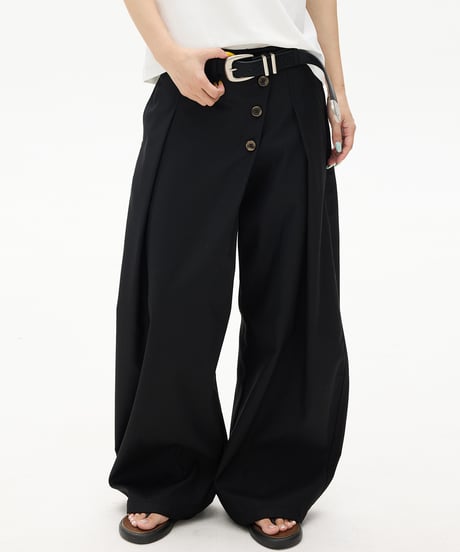 LUXFLOW WIDE PANTS /2color