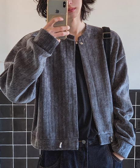 VELVET NOIR SHORT JACKET /2color