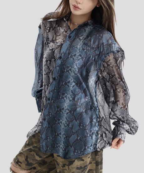 VENOMSCALE SHEER SHIRT