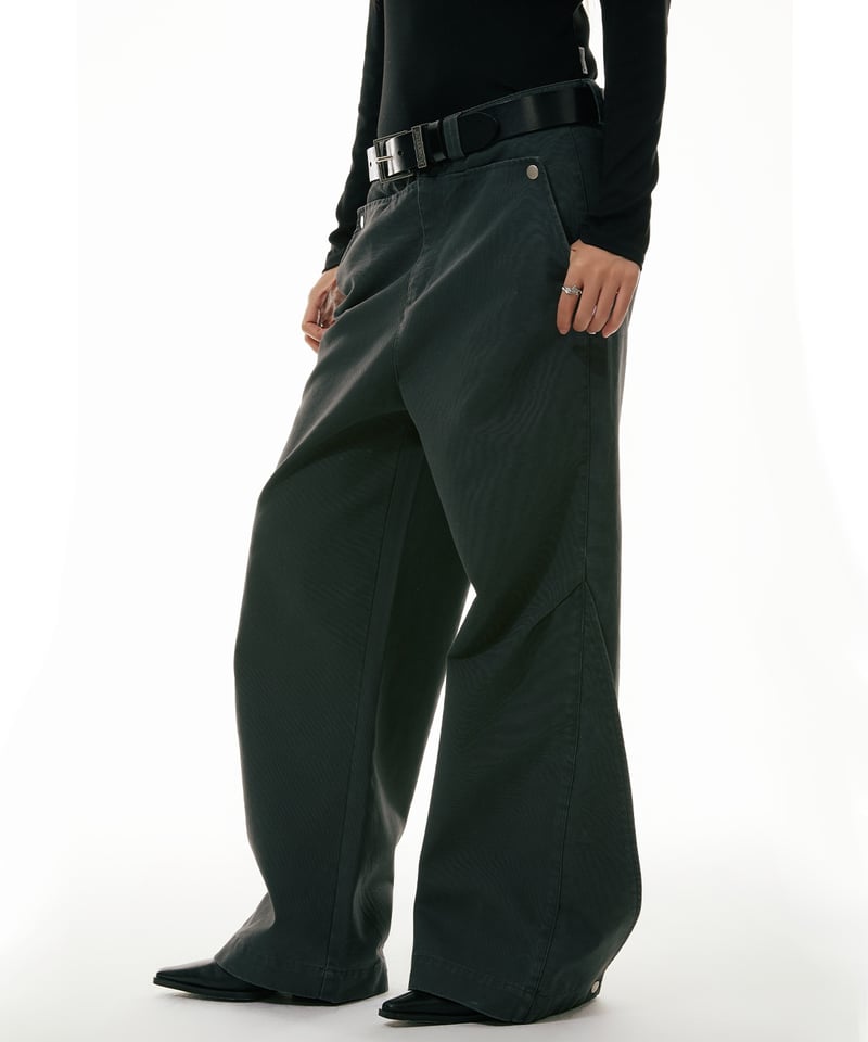 WIDE STRAIGHT WORK PANTS /2color | Urban Edge