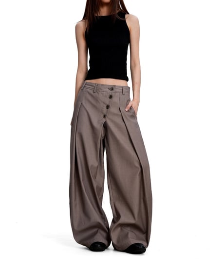 ASYMFLOW LOOSE PANTS /3color