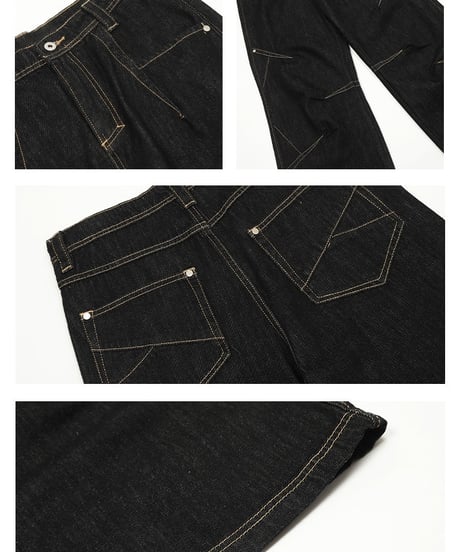 DECONSTRUCT WIDE DENIM
