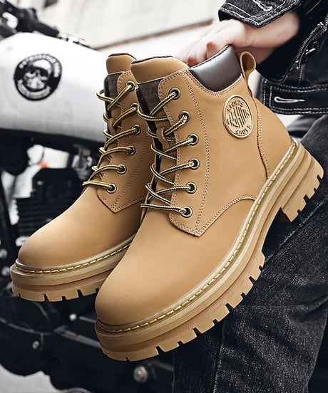 HIGHTOP CHELSEA WORK BOOTS /3color