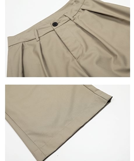 LAXPLEAT WIDE PANTS /2color