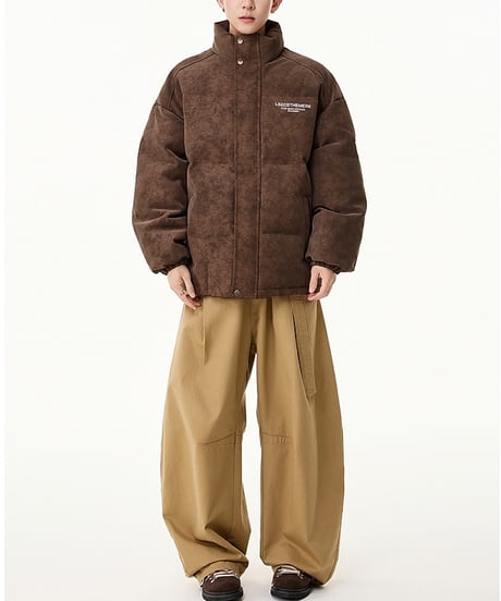 MATTE FAUX LEATHER PAD JACKET /6color