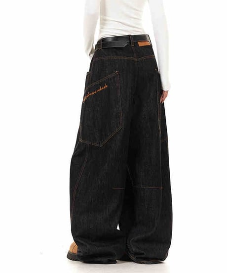 BARREL LEG WORK DENIM /2color