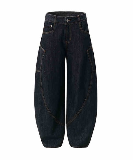 BARREL LEG WORK DENIM /2color