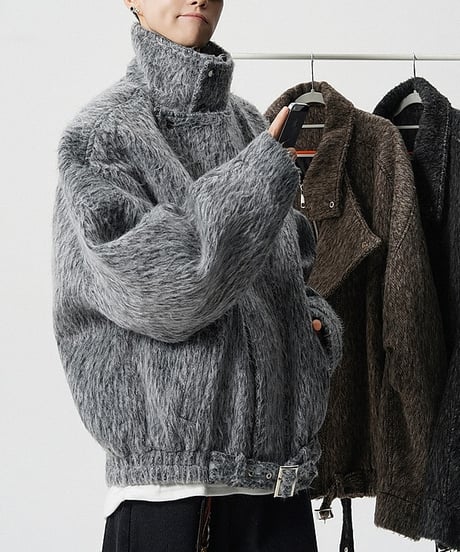 VELVET TOUCH STAND JACKET /3color