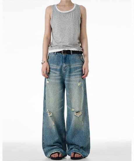 FADECLASSIC DAMAGED JEANS