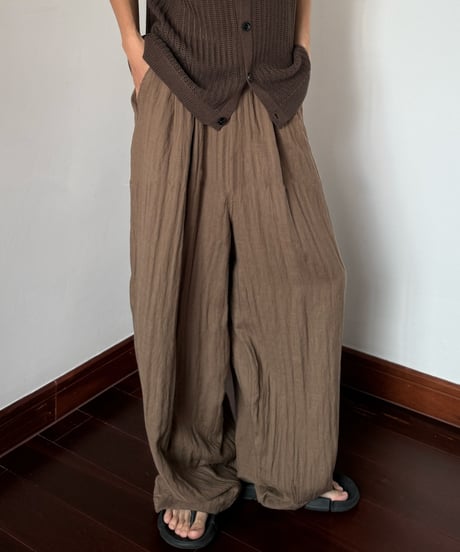 DRAPEFLOW WIDE PANTS /2color