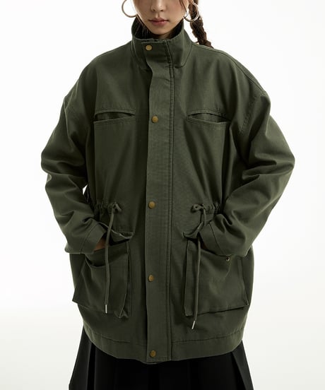 MILITARY MID-LENGTH JACKET