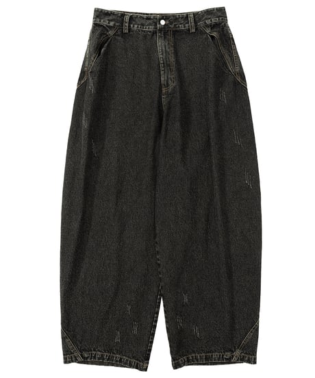 CURVEPANEL LOOSE DENIM /2color
