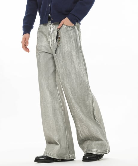 CHROMEWASH LOOSE STRAIGHT DENIM