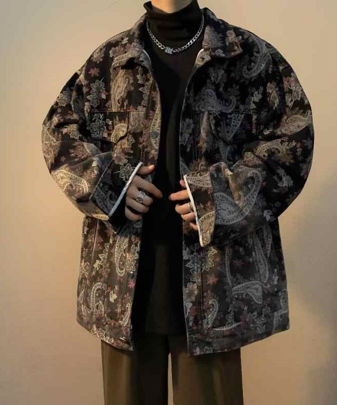 VINTAGE BAROQUE DENIM JACKET | Urban Edge