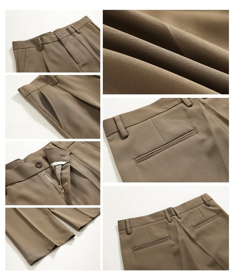 LOOSE STRAIGHT SLACKS /2color