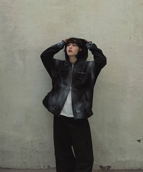 ANARCHY FADE ZIP HOODIE