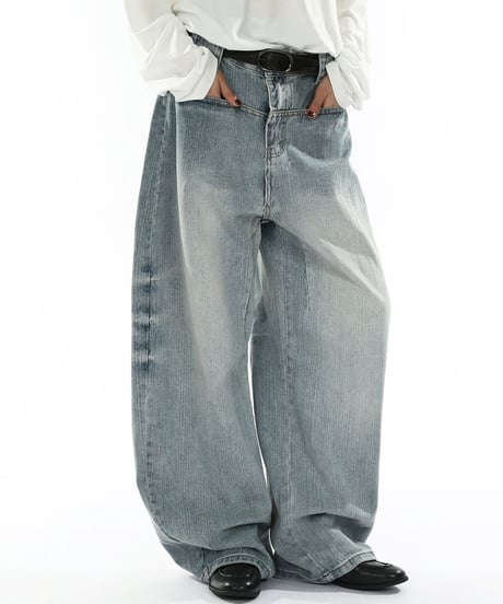 FADELINE LOOSE DENIM  /2color