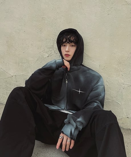 ANARCHY FADE ZIP HOODIE