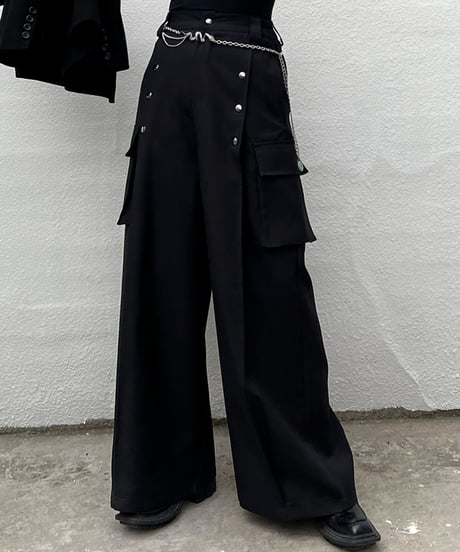 METRO DRAPE WIDE PANTS /2color