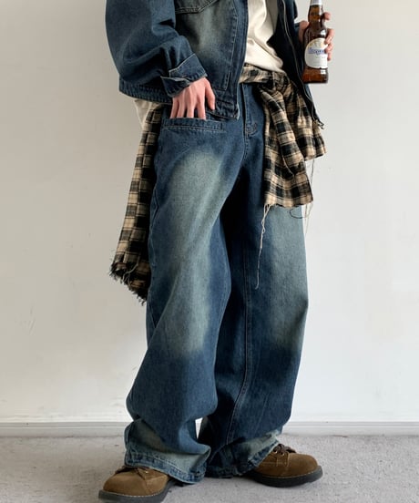 VINTAGE LOOSE STRAIGHT DENIM