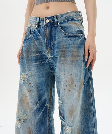 GRUNGECORE WIDE DENIM