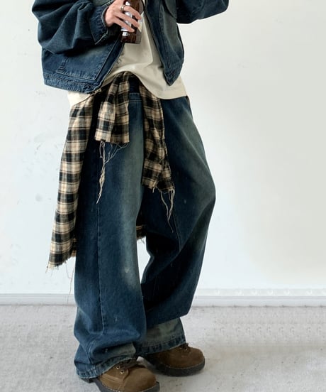 VINTAGE LOOSE STRAIGHT DENIM