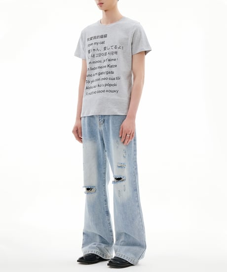 CRACKEDGE FLARE DENIM