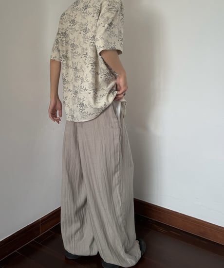 DRAPEFLOW WIDE PANTS /2color
