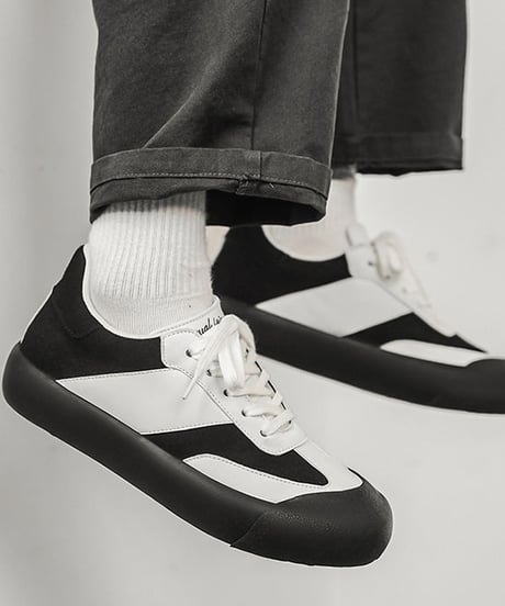 THICK-SOLED FLUFFY SNEAKERS /3color