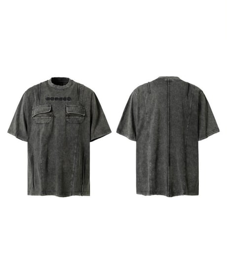 GRUNGE UTILITY TEE /2color