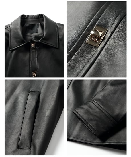 LUXLOCK FAUX LEATHER JACKET