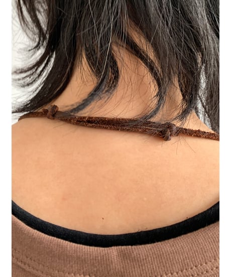 LEATHER NECKLACE-WOLFFANG