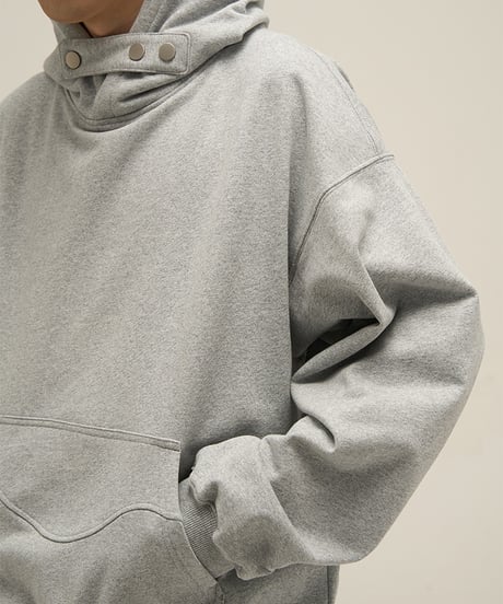 HIGH-NECK BELT HOODIE /2color