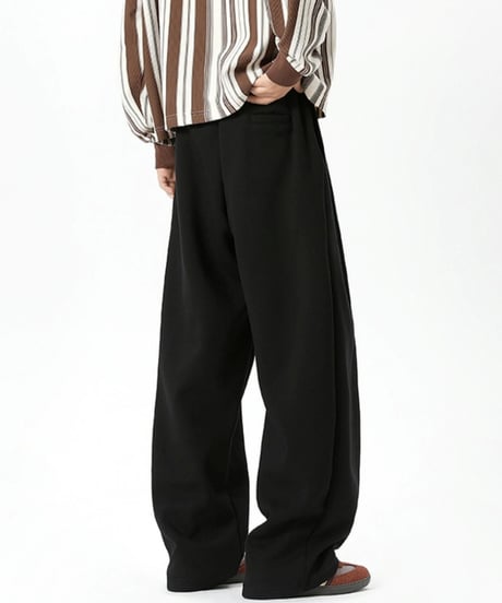WIDE TUCK SWEATPANTS /2color