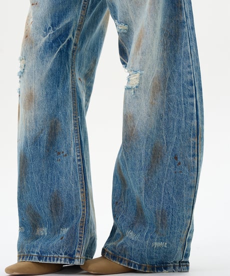 GRUNGECORE WIDE DENIM