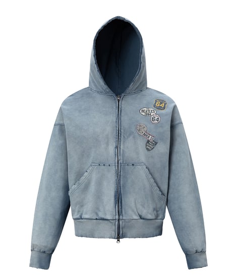 USEDLIKE DAMAGE ZIPHOODIE