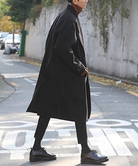 WOOL-LIKE CHESTER COAT /4color