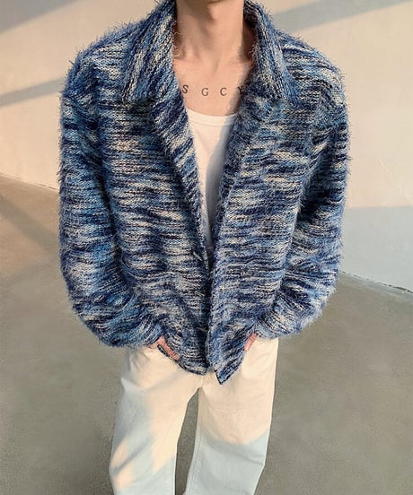 MOHAIR-LIKE SPRING SHIRT JACKET